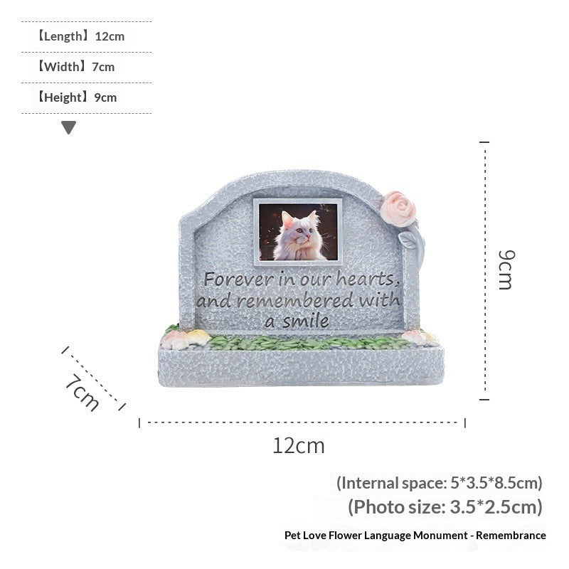 Creative Resin Pet Memorial Ornament - Angel Pet Sculpture & Remembrance Statue