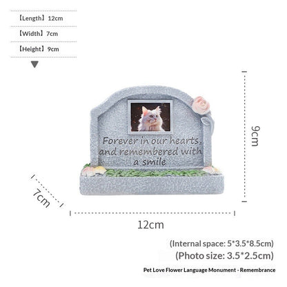 Creative Resin Pet Memorial Ornament - Angel Pet Sculpture & Remembrance Statue