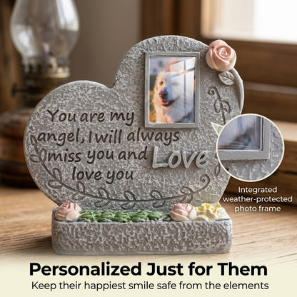 Creative Resin Pet Memorial Ornament - Angel Pet Sculpture & Remembrance Statue