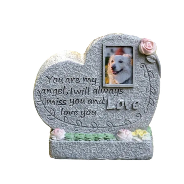 Creative Resin Pet Memorial Ornament - Angel Pet Sculpture & Remembrance Statue