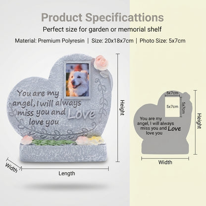 Creative Resin Pet Memorial Ornament - Angel Pet Sculpture & Remembrance Statue