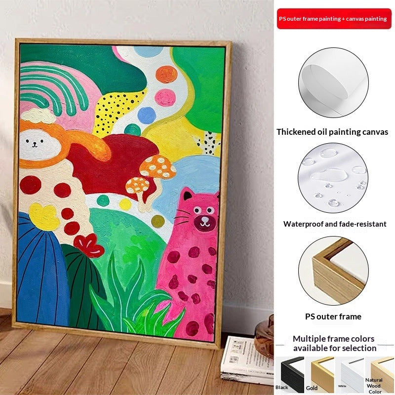 Painting core printing decorative painting personalized living room hanging painting canvas painting wholesale entrance custom poster