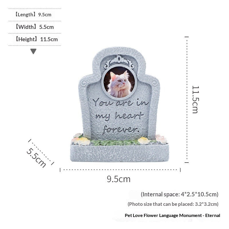 Creative Resin Pet Memorial Ornament - Angel Pet Sculpture & Remembrance Statue