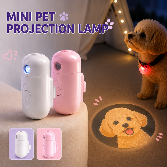 Mini Custom Pet Projector Light for Night Walking