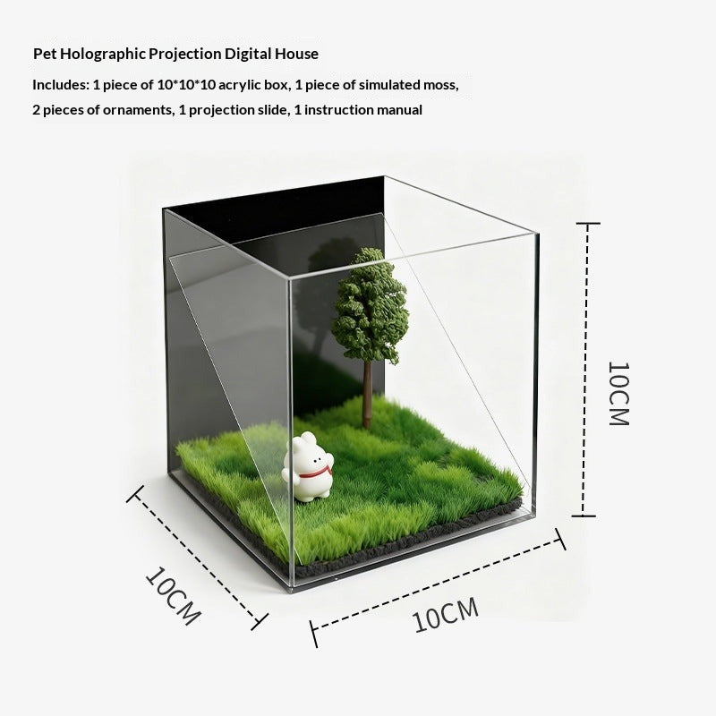 3D Pet Holographic Projection Box - Digital Pet Portrait Souvenir