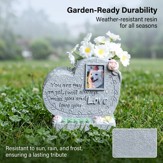 Creative Resin Pet Memorial Ornament - Angel Pet Sculpture & Remembrance Statue