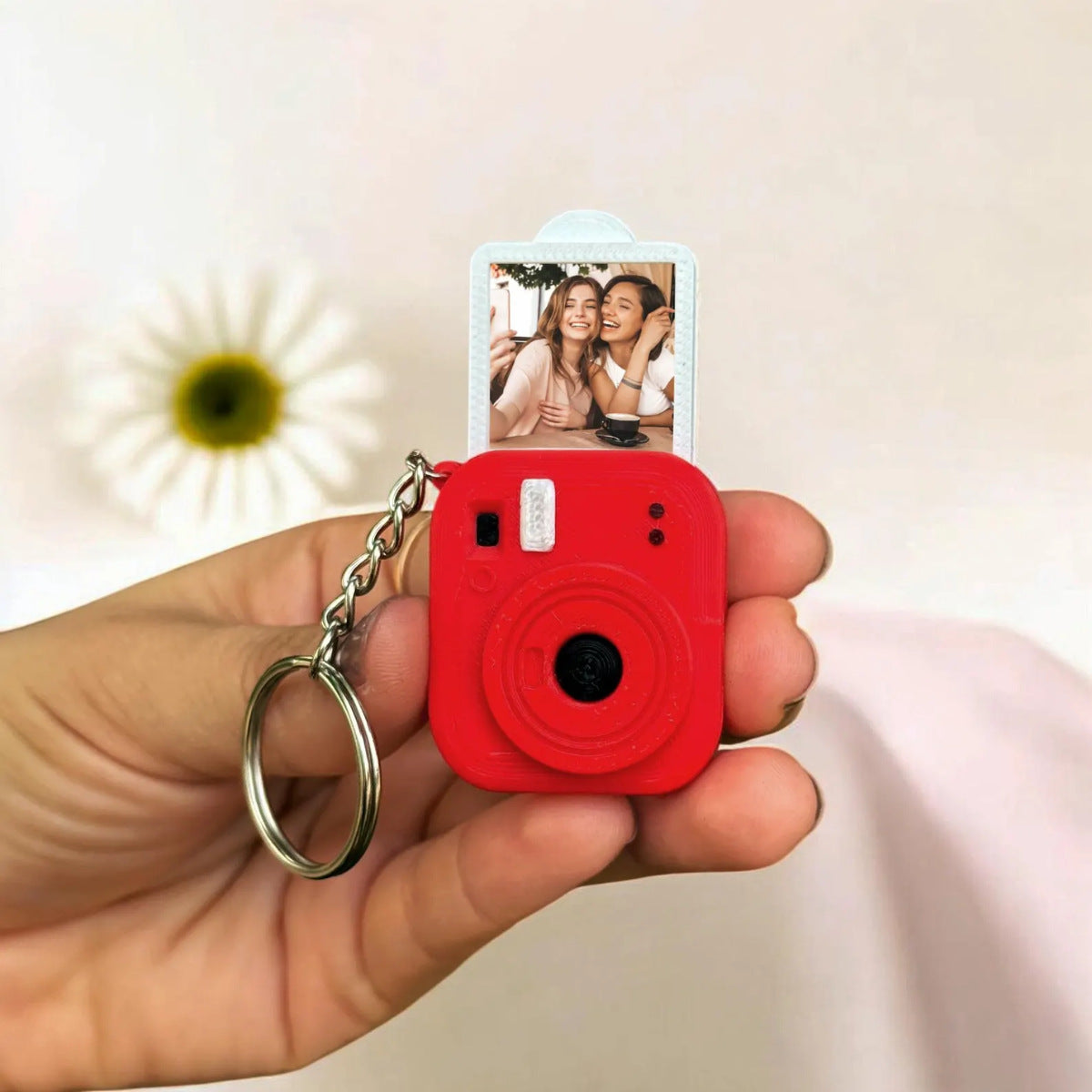 Personalized "Always With Me" Mini Polaroid Pet Keychain | Custom Photo Insert Camera Keepsake | Heartfelt Portable Pet Memorial & Sympathy Gift