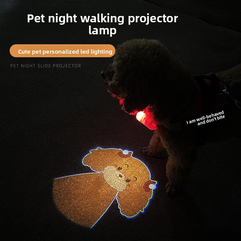 Mini Custom Pet Projector Light for Night Walking