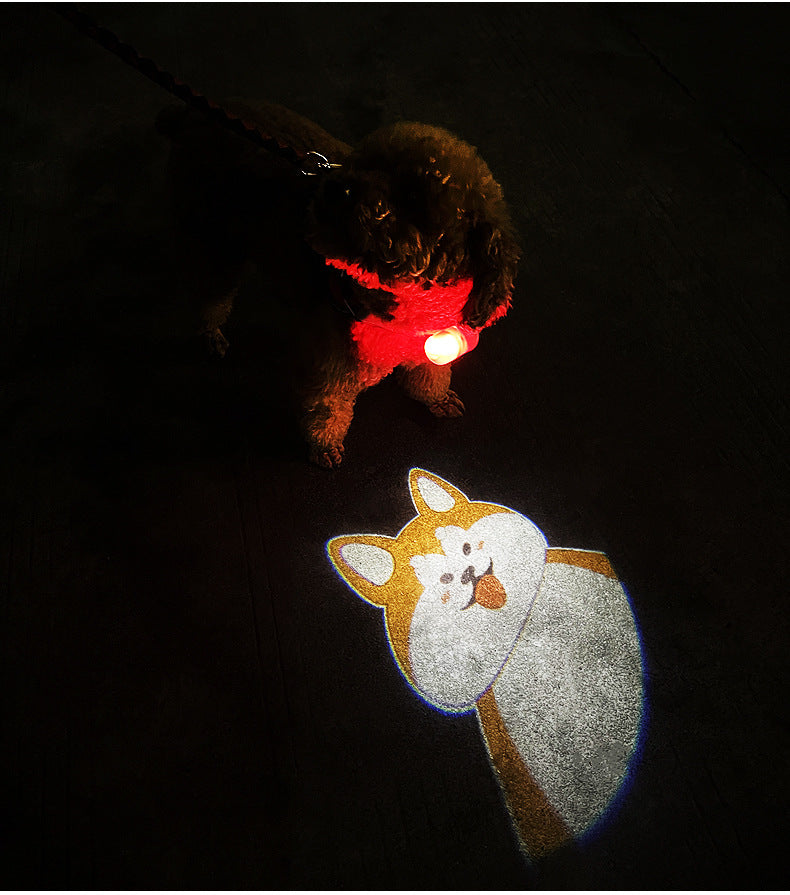 Mini Custom Pet Projector Light for Night Walking