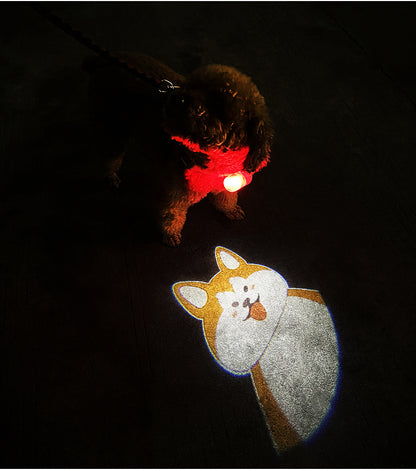 Mini Custom Pet Projector Light for Night Walking