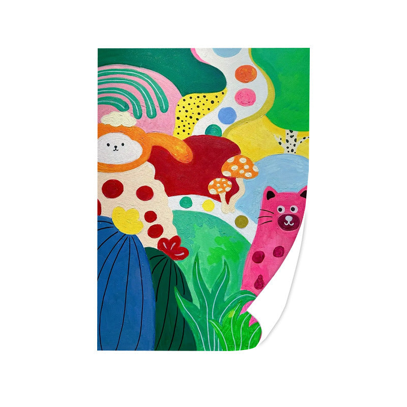 Painting core printing decorative painting personalized living room hanging painting canvas painting wholesale entrance custom poster