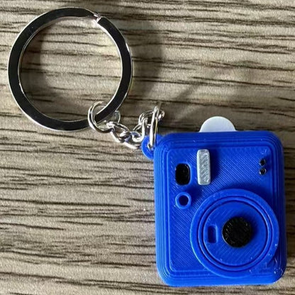 Personalized "Always With Me" Mini Polaroid Pet Keychain | Custom Photo Insert Camera Keepsake | Heartfelt Portable Pet Memorial & Sympathy Gift