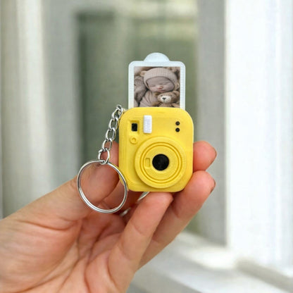 Personalized "Always With Me" Mini Polaroid Pet Keychain | Custom Photo Insert Camera Keepsake | Heartfelt Portable Pet Memorial & Sympathy Gift