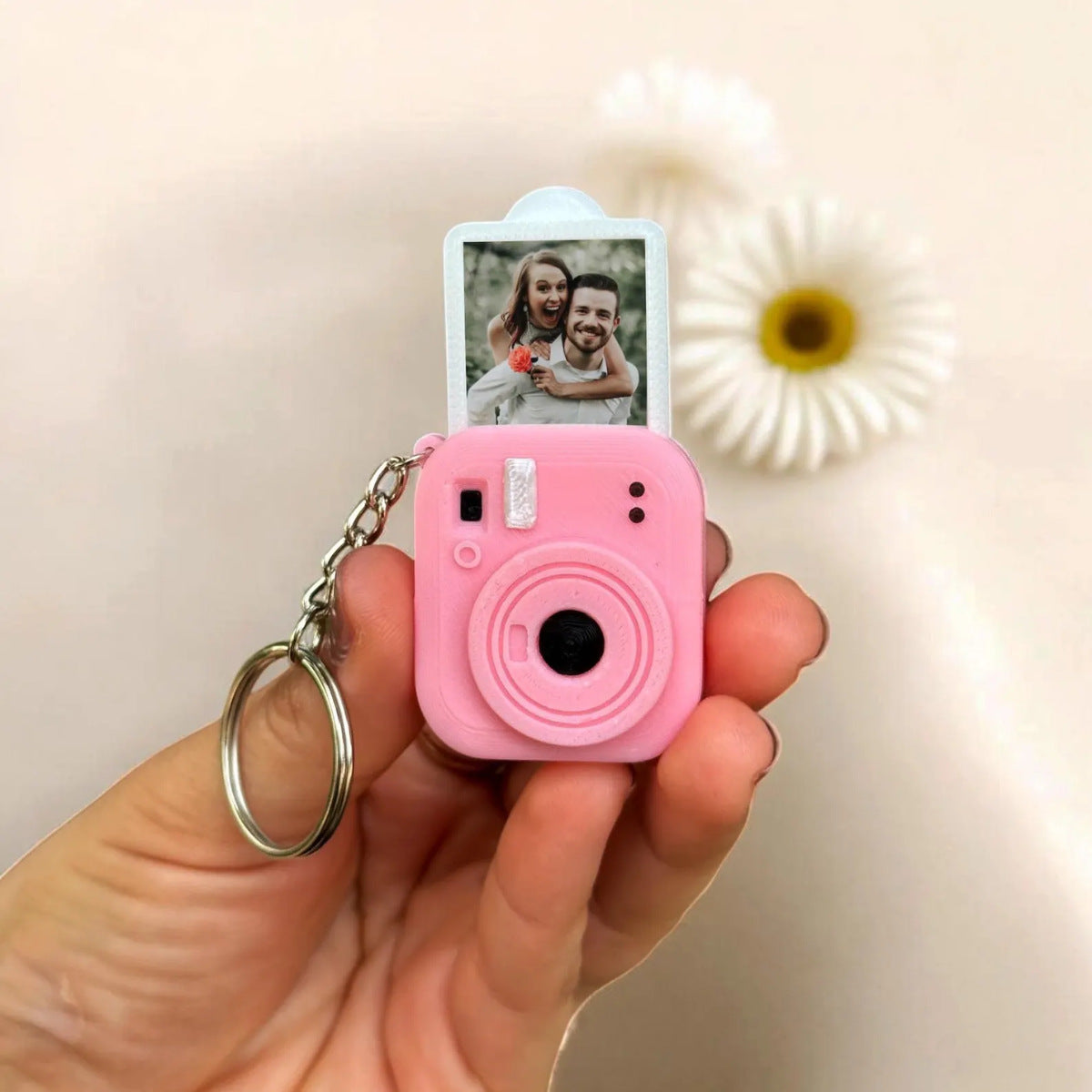 Personalized "Always With Me" Mini Polaroid Pet Keychain | Custom Photo Insert Camera Keepsake | Heartfelt Portable Pet Memorial & Sympathy Gift