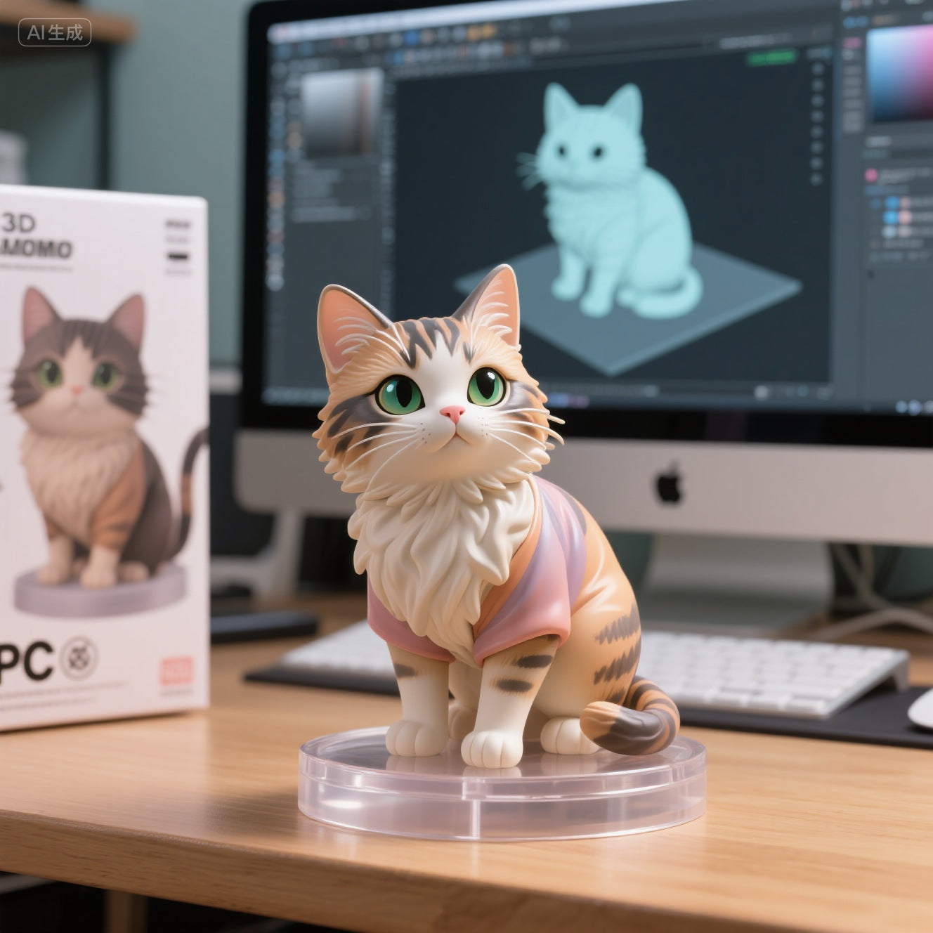 Custom 3D-Printed Pet Figurine | Personalized Lifelike Animal Miniature from Your Photo | Bespoke Pet Memorial Statue & Keepsake