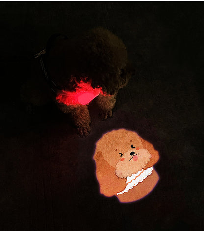 Mini Custom Pet Projector Light for Night Walking
