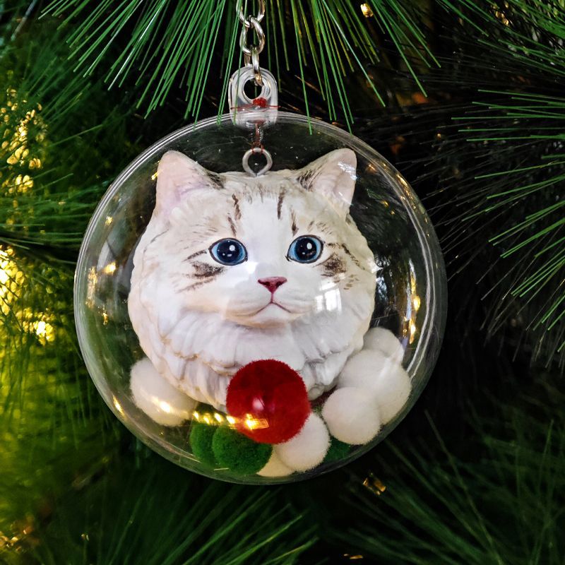 Custom Hand-Painted 3D Pet Portrait Magnet - Lifelike Sculpted Keepsake & Hanging Decor