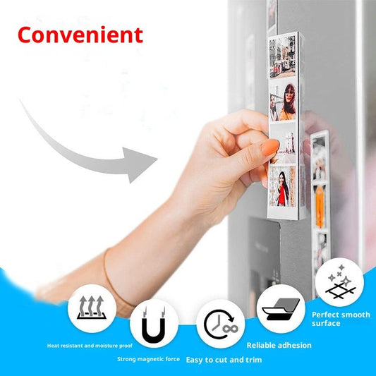 Custom Vintage Film-Strip Pet Magnets | Personalized 4-Frame "Life with Paws" Fridge Decor